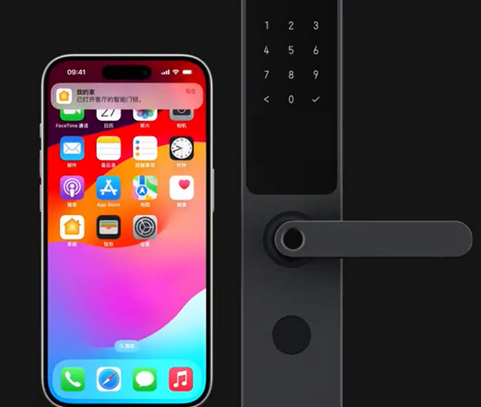 荔湾iPhone维修站分享在iPhone上使用家庭钥匙开启智能门锁 
