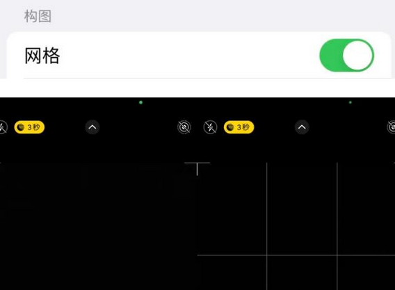 荔湾苹果手机维修网点分享iPhone如何开启九宫格构图功能