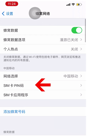 荔湾苹果14维修网分享如何给iPhone14的SIM卡设置密码 