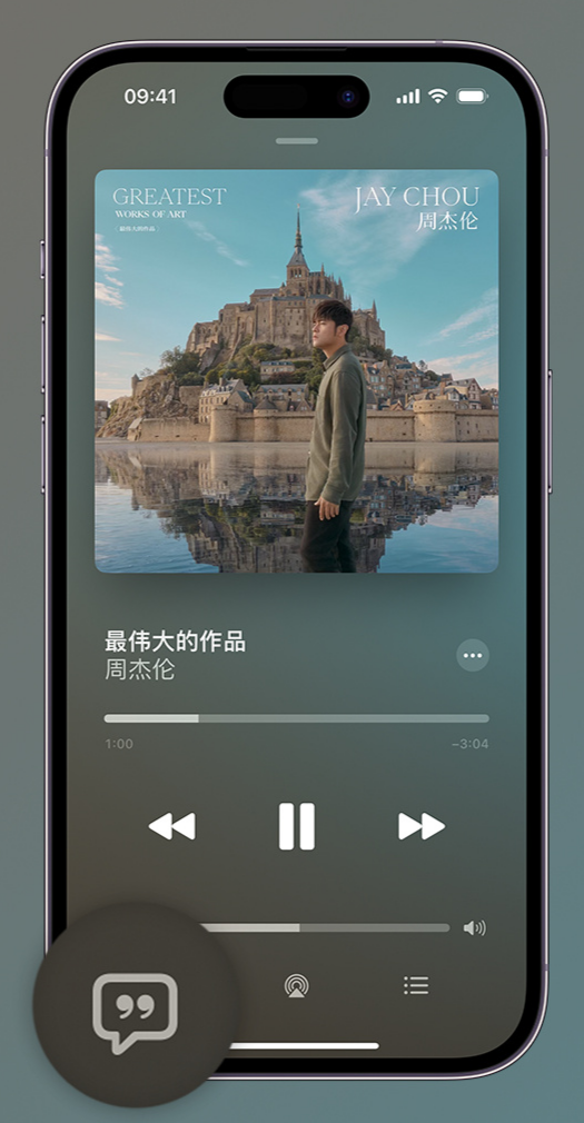 荔湾iphone维修分享如何在iPhone上使用Apple Music全新唱歌功能 