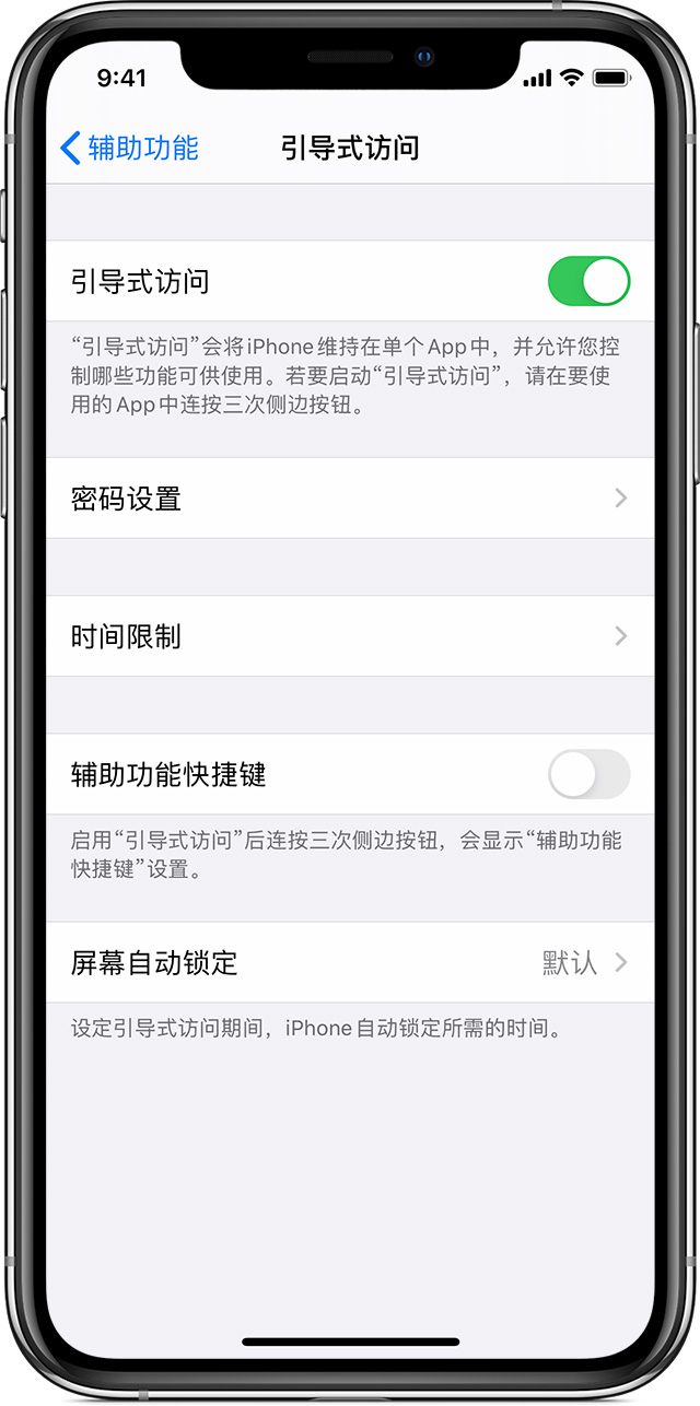 荔湾苹果手机维修分享如何在 iPhone 上退出引导式访问 