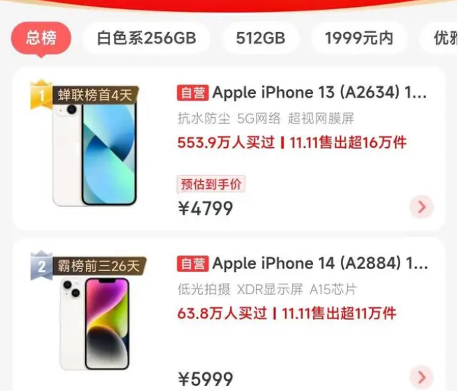 荔湾苹果14维修分享iPhone14配置不如同价位的安卓还能大卖 