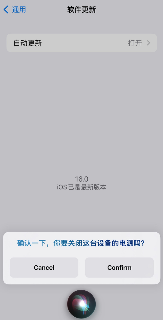 荔湾苹果手机维修分享iOS 16 新功能：呼叫 Siri 即可让 iPhone 关机 